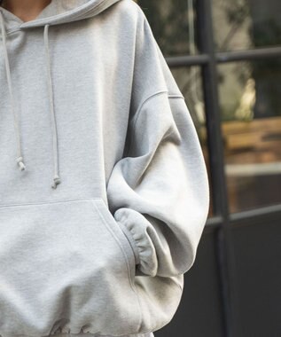 WEGO スーパーBIGバルーンパーカー 杢グレー