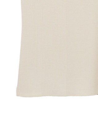 JOSEPH 【洗える】ファインリブメリノ　ショートスリーブニット Quail