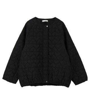 Green Parks ・ｓｗｉｎｇ　ｂｙ　ハートキルトコクーンブルゾン Black