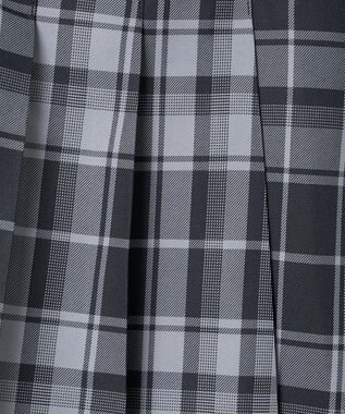 WEGO 【SCHOOL ITEM】バックル付プリーツスカパン ブラックチェック1