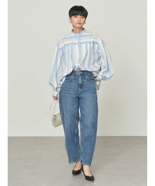 AMERICAN HOLIC イージーケア切替タックワイドシャツ Multi