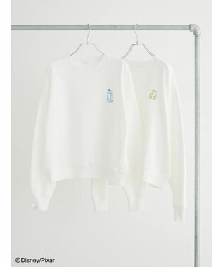 Green Parks モンスターズ・インク／ワンポイント裏毛スウェット Lime Green