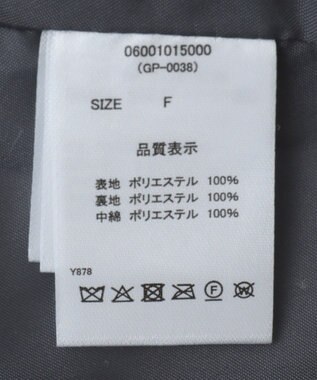 Green Parks ・ｓｗｉｎｇ　ｂｙ　ハートキルトコクーンブルゾン Charcoal Gray