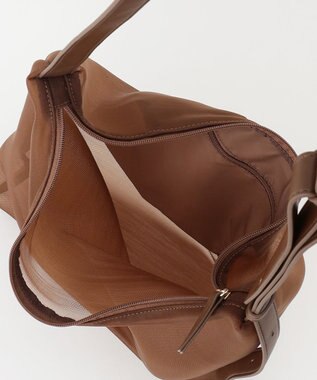 UNFILO シアー ショルダーバッグ ブラウン