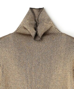 uncrave ラメニット タートルトップス シャンパンゴールド