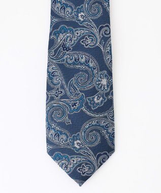 J.PRESS MEN 【LUXURY SILK】ペイズリー ネクタイ ネイビー系7