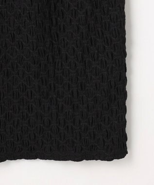 ANY SIS 【洗える】カットジャカードナロー スカート ブラック