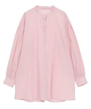 earth music&ecology 2wayボウタイブラウス Stripe