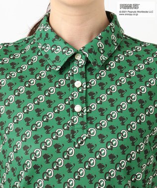Peanuts Women スヌーピーコラボ 総柄ポロシャツ 23区golf ファッション通販 公式通販 オンワード クローゼット