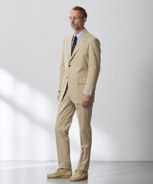 J.PRESS MEN TCポプリン パンツ キャメル系