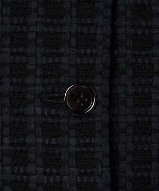 JOSEPH 【WEB&OUTLET限定】ツイスティングツウィード　ノーカラージャケット Black