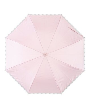 MOONBAT estaa 晴雨兼用 長傘 オーガンジーマーガレット 日傘 遮光 遮熱 UV ペールピンク