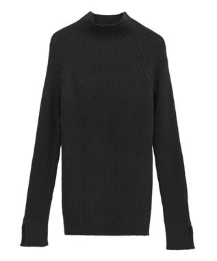 Green Parks ・Ｐｅｔｉｔ　Ｆｌｅｕｒ　ボトルネックリブニット Black