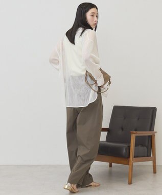 AMERICAN HOLIC メッシュ長袖シャツ Ivory