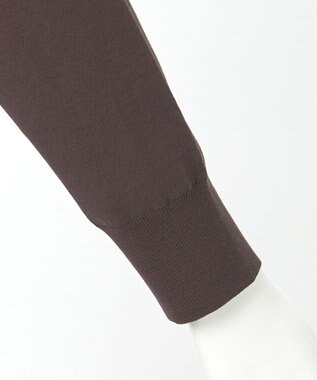 23区 S 【R(アール)】アイスニット Vネック カーディガン ダークブラウン系