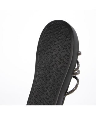 MODE ET JACOMO <carino>厚底ビジューサンダル ブラック