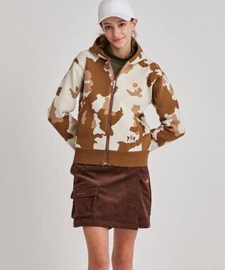 PW CIRCULUS 【WOMEN】コーデュロイ スカート見えショーツ ダークブラウン系