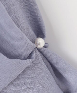 ANY SIS L 【速乾・接触冷感】スムージーポリエステル クルーネック ブラウス ライトブルー