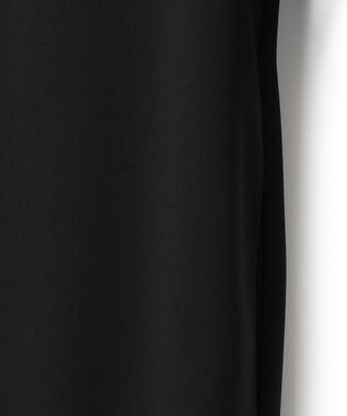 BEIGE， 【洗える】KALMIA / クルーネックIラインロングドレス Black