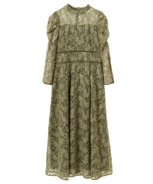earth music&ecology 総レースワンピース Olive