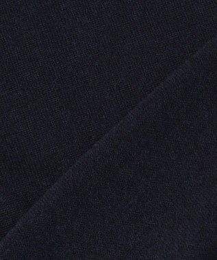 ICB ハイゲージソフトウール ニットプルオーバー ネイビー×グリーン系