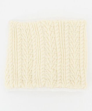 23区GOLF ギフトにも最適！【WOMEN】ニット ネックウォーマー ホワイト系