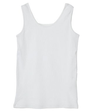 Green Parks ＢＰ　２ＷＡＹリブタンクトップ White