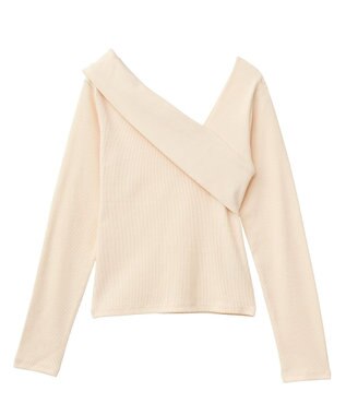 Green Parks ・ｓｗｉｎｇ　ｂｙ　クロスネックプルオーバー Ivory