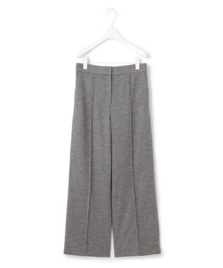 ICB ウールミルドジャージー ワイドストレートパンツ グレー系