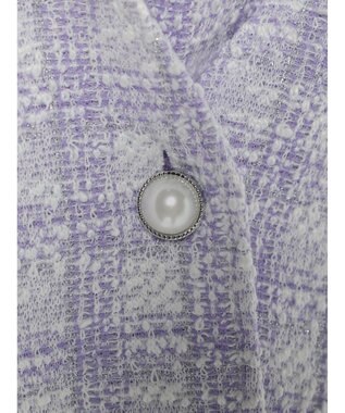 earth music&ecology ＳＥＴ２点　カットソーツィードアンサンブル Light Purple