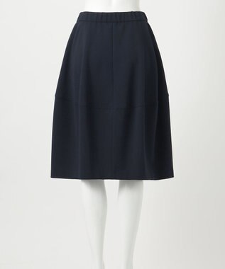 23区 【R(アール)】ダブルクロス バルーンシルエットスカート ネイビー系