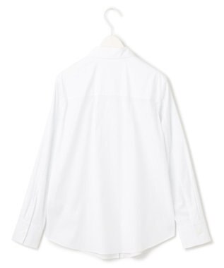 ICB 【洗える】コットンナイロンシャーティング ベーシックシャツ オフホワイト系