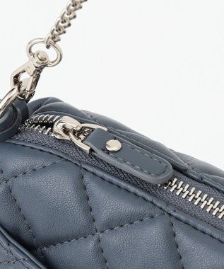 J.PRESS LADIES 【2way】キルティング ショルダー バッグ ダルブルー系