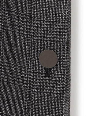 ICB L ウォッシャブルライトウール ワンピース ラメチェック