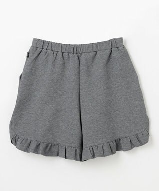 組曲 KIDS 【150-160㎝】カットショート パンツ チャコール系