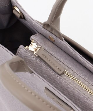 J.PRESS LADIES 【2way・撥水】キャンバス トート バッグ グレー系