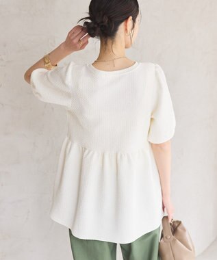 AMERICAN HOLIC フクレジャガードティアードプルオーバー Ivory