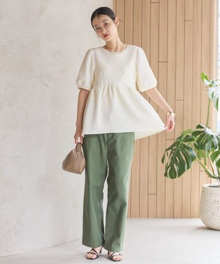 AMERICAN HOLIC フクレジャガードティアードプルオーバー Ivory