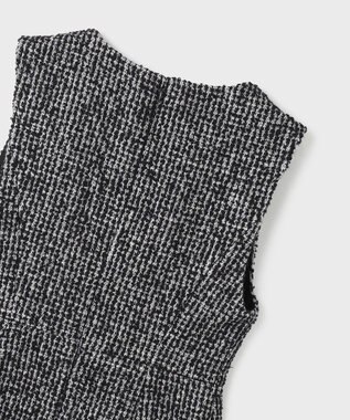 GRACE CONTINENTAL ラメループツイードジャンパースカート ブラック