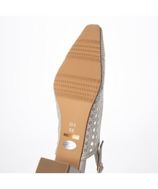 Riz raffinee <Riz raffinee>バックストラップパンプス ライトグレー