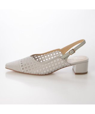 Riz raffinee <Riz raffinee>バックストラップパンプス ライトグレー