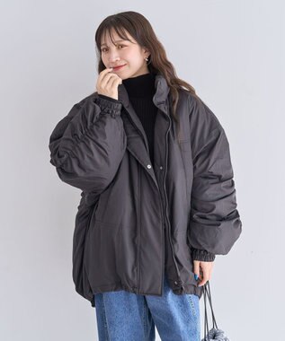 Green Parks ・Ｐｅｔｉｔ　Ｆｌｅｕｒ　ボトルネックリブニット Black