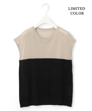 ICB 【接触冷感・洗える】PINION プルオーバー ブラック×ライトオリーブ系［WEB限定］