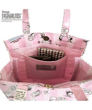 ROOTOTE 8431【スヌーピー】IP.スクエア.ラミネート.ピーナッツ-0L 01：フィフティーズ