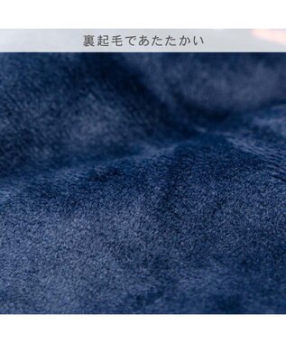 PET PARADISE J.PRESS ロゴ 裏起毛 パーカー 中型犬 ネイビー