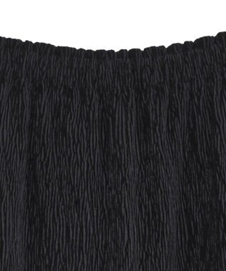 earth music&ecology シャイニーベロアスカート Black