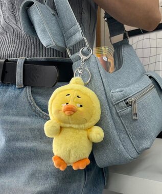 WEGO まゆげひよこぬいぐるみキーホルダー 柄2