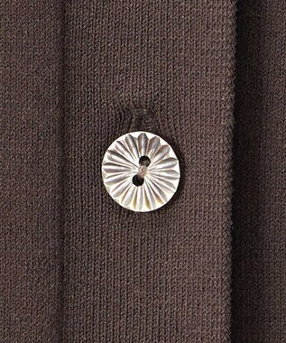 23区 S 【R(アール)】アイスニット Vネック カーディガン ダークブラウン系