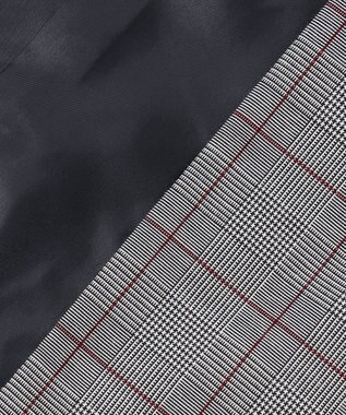 組曲 KIDS 【150-170㎝】グレンチェックジャケット＆プリーツワンピース セット ネイビー×チェック系