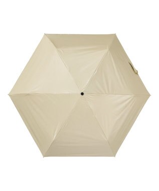 MOONBAT 【遮光100％/超軽量/耐久性】マジで軽い傘 晴雨兼用 折りたたみ日傘 マジカルテックプロテクション Tough W rib 55cm ベージュ